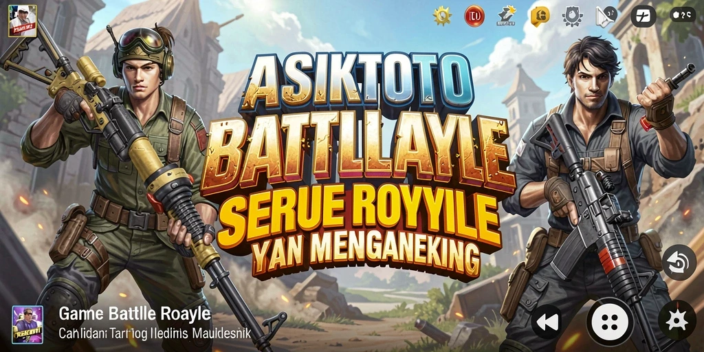 Tampilan gameplay seru di ASIKTOTO, tantangan Battle Royale nyata.