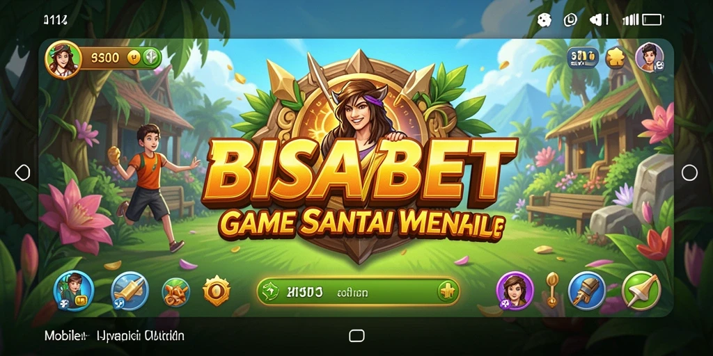 Tangkapan layar BISABET menunjukkan gameplay yang interaktif dan penuh warna.