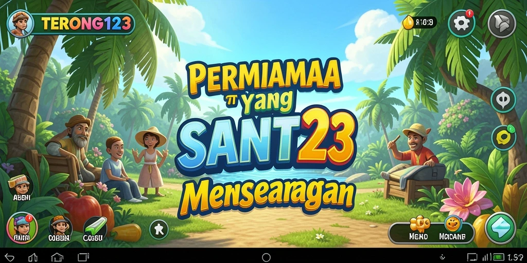 Tangkapan layar yang menunjukkan gameplay seru dari TERONG123.